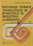 Progrese tehnice tehnologice si stiintifice in industria alimentara 1