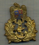 Y 1569 INSIGNA-MILITARA-EMBLEMA COIFURA- MARINA -PENTRU COLECTIONARI