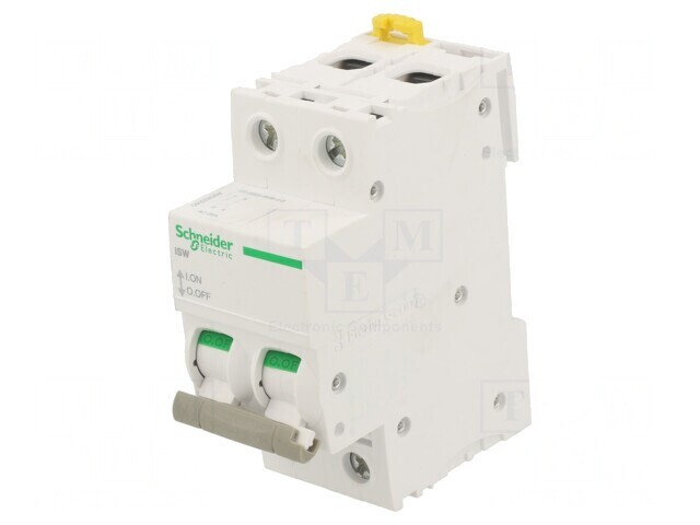 Separator-&icirc;ntrerupător 2P 40A 415VAC pentru șină DIN
