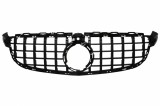 Grila Centrala Mercedes C-Class C63 W205 Sedan S205 T-Modell A205 Cabriolet C205 Coupe (03.2018-2020) GTR Panamericana Negru Lucios Performance AutoTu