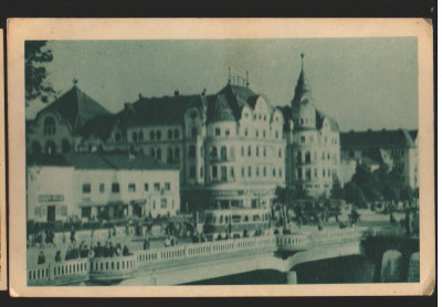 CPIB 15513 CARTE POSTALA - ORADEA. PALATUL VULTURUL NEGRU, RPR, 1958 foto