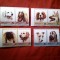 Serie Bequia Grenadines of St Vincent 1985 Fauna Caini 8 valori (4perechi)