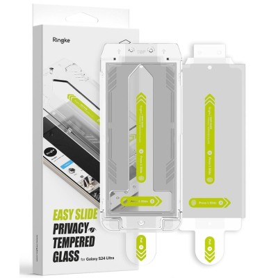 Pachet 2x folie Ringke Easy Slide Samsung Galaxy S24 Ultra - Privacy foto