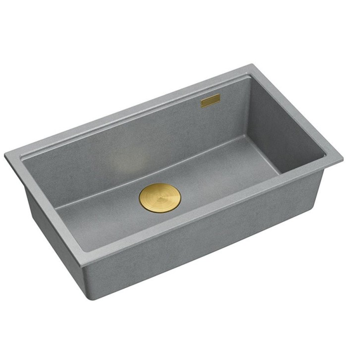 Chiuveta din granit Logan 110 Grey Metallic