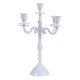 Cumpara ieftin Sfesnic alb din aluminiu cu 5 brate 31 x 40 cm