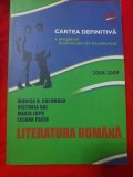 Carte Definitiva a pregatirii examenului de BACALAUREAT 2008-2009 literat.romana