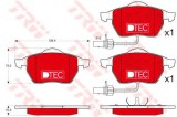 Set placute frana,frana disc AUDI A4 (8E2, B6) (2000 - 2004) TRW GDB1307DTE