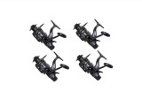 Set 4 mulinete crap hk4000 cu 11 rulmenti si baitrunner