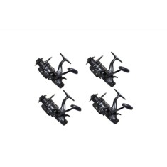Set 4 mulinete crap hk4000 cu 11 rulmenti si baitrunner