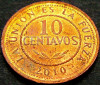 Moneda exotica 10 CENTAVOS - BOLIVIA, anul 2010 * cod 652 B, America Centrala si de Sud