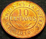 Cumpara ieftin Moneda exotica 10 CENTAVOS - BOLIVIA, anul 2010 * cod 652 B, America Centrala si de Sud