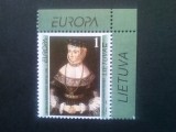 LITUANIA 1996 EUROPA CEPT - FEMEI CELEBRE -Serie 1 Valoare MNH**, Nestampilat