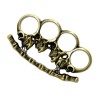 Box Metalic Autoaparare Ideallstore, Rozeta Pumnal Cap de Mort Auriu, 11cm, 10g