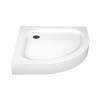 Cădiță de duș acrilică curbată Klonberg 80x80