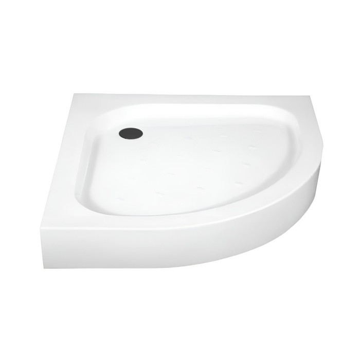 Cădiță de duș acrilică curbată Klonberg 90x90