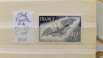 1948 France PA YT=23 c.set MH perfect foto