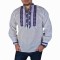 Bluza tip ie barbati BB24, alb/mov , marimea XL