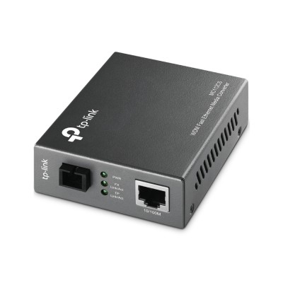 MEDIA CONVERTOR TP-LINK RJ45 10/100M la fibra SC single-mode 100M, Full-duplex, Tx:1310nm, Rx:1550nm, pana la 20Km, montabil in sasiu &amp;quot;MC112CS&amp;quot; foto
