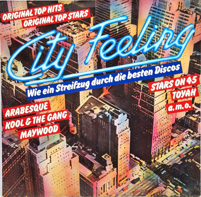 Various &lrm;&ndash; City Feeling 1981 NM / VG_ vinyl LP _ Metronome, Germania, 1981 _ pop