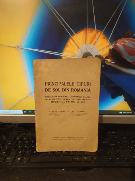 Ionescu Șișești și Coculescu, Principalele tipuri de sol din Rom&acirc;nia, 1939, 182
