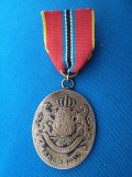 MEDALIA 40 ANI DE DOMNIE A REGELUI CAROL I 1906 -CIVILI / 2