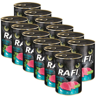 Rafi Cat Sterilised Pat&amp;eacute; with Tuna 12 x 400 g foto