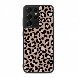 Husa Samsung Galaxy S21 Ultra - Skino Leopard Animal Print, Negru &ndash; Maro