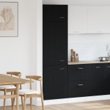 vidaXL Dulap frigider , negru stejar - 60x57x207 cm, din lemn prelucrat