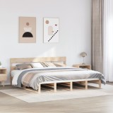 Cumpara ieftin Cadru de pat fără saltea, 180x200 cm, lemn masiv pin