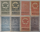 Lot 8 TIMBRE Romania Fondul Aviatiei FACTURI BORDEROURI 1936, Regi, Stampilat