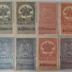 Lot 8 TIMBRE Romania Fondul Aviatiei FACTURI BORDEROURI 1936