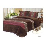 Cumpara ieftin Set Cuvertura Pat din Matase si Catifea - LIM148