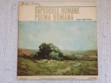 george enescu rapsodiile romane / poema romana dirijor iosif conta muzica clasica romantica disc vinyl lp VG+