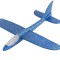 Avion planor din spuma cu luminite - Albastru