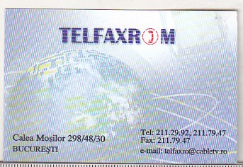 bnk cld Calendar de buzunar 1999 - TELFAXROM Bucuresti foto