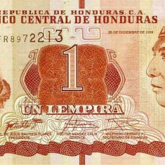 HONDURAS █ bancnota █ 1 Lempira █ 2016 █ P-96 █ UNC █ necirculata