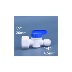 Robinet plastic teava apa cupla rapida 1/4 la filet 1/2