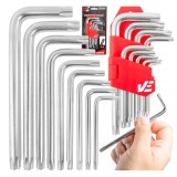 Set chei Torx, T10 - T50, 9 piese, Verke