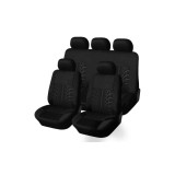 Set Huse Scaune Auto pentru Peugeot 1007 - RoGroup Mesh, negru, 9 piese
