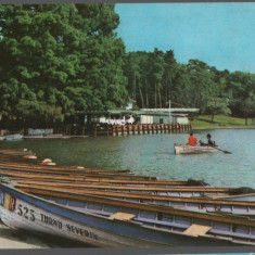 CPI B 11706 CARTE POSTALA - CRAIOVA. VEDERE DIN PARCUL POPORULUI, BARCI