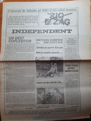 ziarul zig zag independent 1990-toata redactia ziarului si-a dat demisia foto