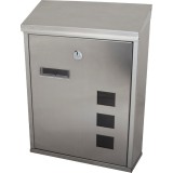 Cutie Postala Inox Cu Capac 260x335x90 mm , 2 chei, Evotools 674760