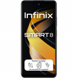 Telefon mobil Infinix Smart 8 4G, 64GB, 3GB RAM, Dual SIM, Timber Black