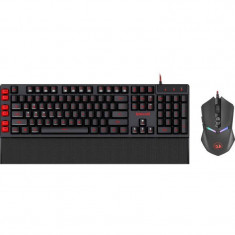 Kit tastatura si mouse gaming Redragon Yaksa + Nemeanlion V2 Black foto