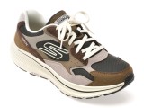 Cumpara ieftin Pantofi sport SKECHERS maro, GO RUN CONSISTENT 2.0, din material textil si piele naturala
