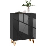 HOMCOM Dulap &Icirc;ngust pentru Pantofi, Dulap Subțire pentru Depozitarea a 15-20 de Pantofi, 95x72x31.5 cm, Negru | Aosom Romania