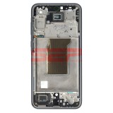 Carcasa Mijloc Samsung Galaxy A35 5G A356 Navy Originala cu Butoane Volum/Power