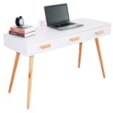 Cumpara ieftin &Iacute;r&oacute;asztal h&aacute;rom fi&oacute;kkal 120x45x75 cm
