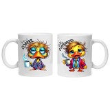 Cana alba personalizata &quot;inainte si dupa cafea - model 5&quot;, INOVATIX&reg;️. 330ml, Oem