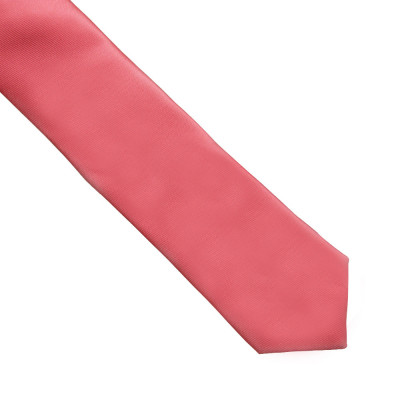 Cravata slim, Onore, corai, microfibra, 145 x 6 cm, model uni foto